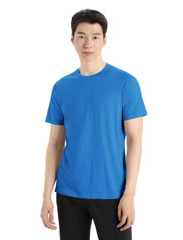 Lazurite Icebreaker Merino Tech Lite II Short Sleeve Tee Men's T Shirts | AU 1162BEXC